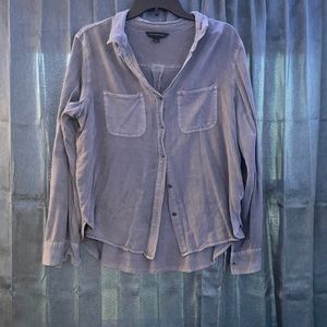 ROCK & REPUBLIC GREY BUTTON UP